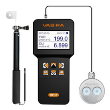 Vbr-Aqua IP68 PAR Meter for Aquarium,Reef.R,G,B PAR Seperately.With a 3FT Telesc