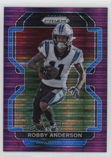 2021 Panini Prizm Purple Pulsar Prizm Robby Anderson #312 3hd