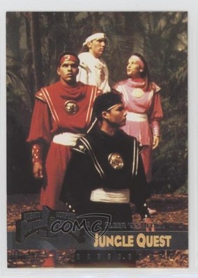 1995 Fleer Ultra Mighty Morphin The Movie Power Rangers Jungle Quest #100 3a1