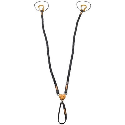 Camp Cassin X-Gyro Eiskletter-/Alpinismusleine Größe 92/147 cm - schwarz/orange
