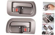 2Pcs Interior Door Handle Front Left Driver Right Passenger Side Compatible
