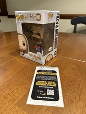 Funko Harry Potter 'Filch & Mrs. Norris Signed David Bradley JSA CK28023