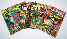 6 Marvel Horror Sci-Fi Bronze Age Comics Monsters on the Prowl Crypt of Shadows