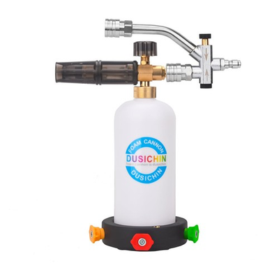 #ad Pressure Washer Foam Cannon Wide Mouth Soap Lance Dual Connector w 5 Spray Nozzl $30.99