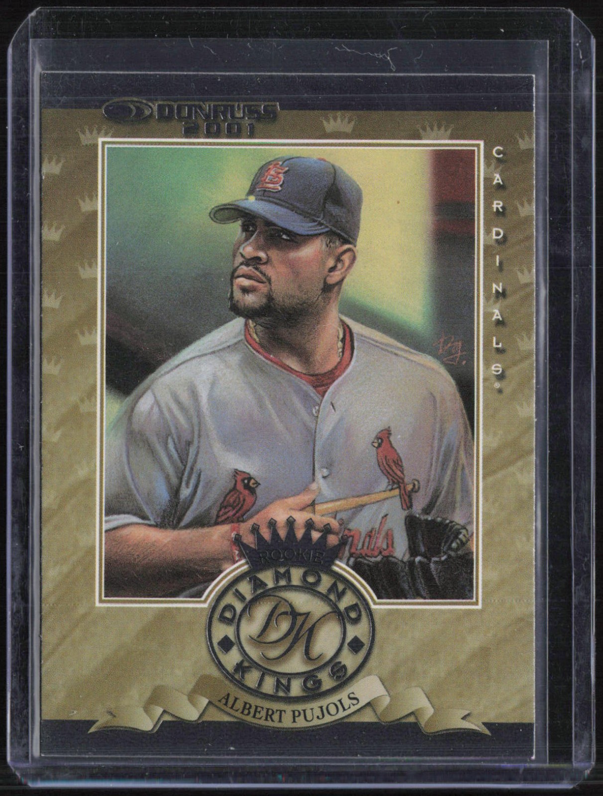 2001 Donruss Rookie Diamond Kings Albert Pujols RC Rookie