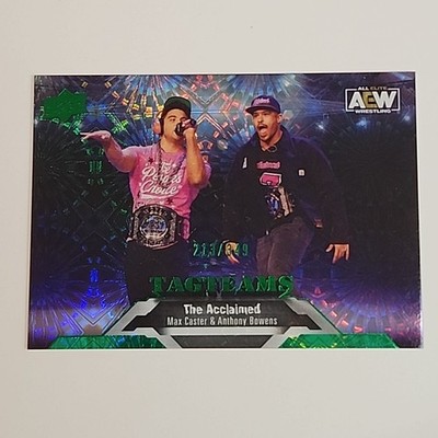 2023 Upper Deck AEW - Tag Teams Green Pyro The Acclaimed #77 213/349