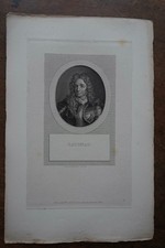 CATINAT NICOLAS (1637-1712) PORTRAIT. ORIGINAL 1825 ENGRAVING. -G