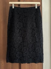 Valentino Women Skirt L Tight Lace Black VHTF Designer Collection Popular Produc