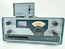 Heathkit HW-8 Transceiver, power supply, and meter. Estate As is