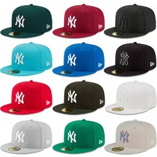 HOT York Yankees Basic New 59fifty Fitted Hat NY Baseball Era Men Cap Stitched