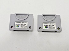 Nintendo 64 Controller Pak 2pc Japan 1 Week to USA