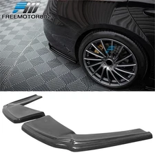 Fits 17-25 Alfa Romeo Giulia MX Style 2PCS Rear Bumper Aprons Lip PU Unpainted