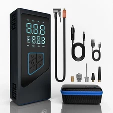 150 PSI Air Compressor Tire Inflator Air Pump Fits Car Moto Bike Tires Portable