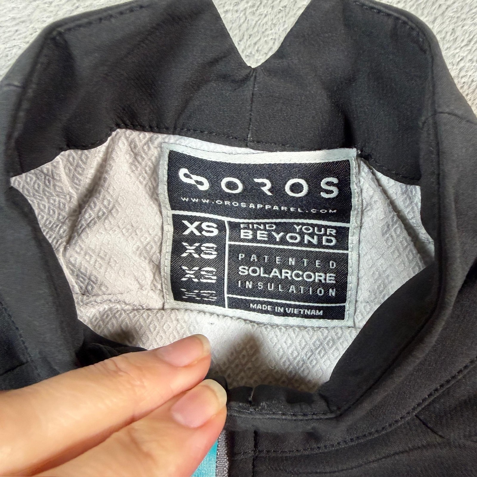 OROS Basic Jacket Womens XS Black Softshell Insul… - image 2