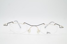 Vintage Brille ZMark 29 Silber Schwarz Halbrand Brillengestell eyeglasses