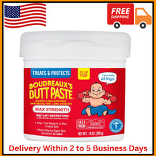 Boudreaux's Butt Paste Diaper Rash Cream Maximum Strength 14oz