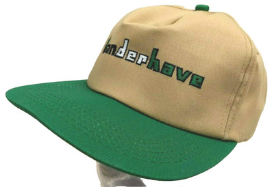 Snapback Vanederhave Sugar Beet Vintage K-Products Trucker Hat Tan Green USA