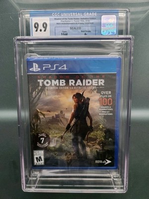 Shadow of the Tomb Raider Definitive Edition PS4 CGC 9.9 A+ Grade Sealed New