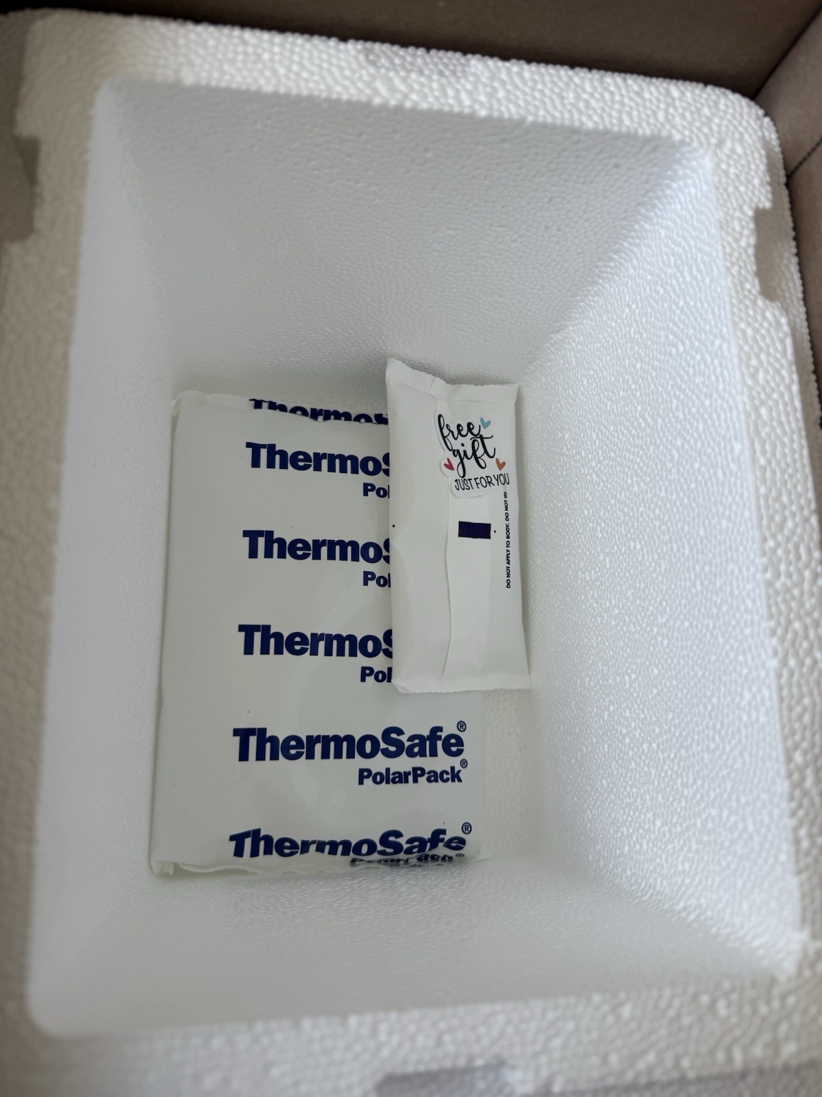 NEW THERMOSAFE Insulated Shipper Container Styrofoam COOLER  8X6X9 inside