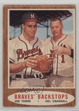 1962 Topps Joe Torre Del Crandall #351 HOF 7sd