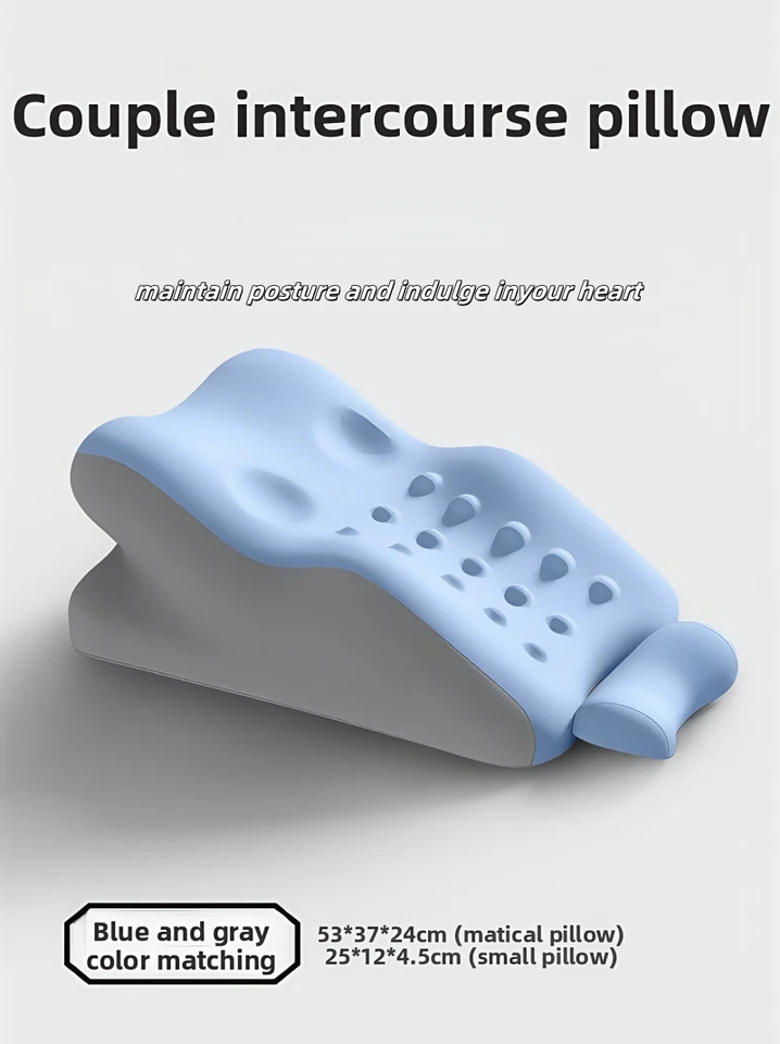 Ergonomic Memory Foam Pillow for Couples Happy Sleep Office Travel Nap - Image 4 of 4