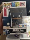 Funko Pop DC Teen Titans Go ROBIN AS BATMAN #334 Vinyl Figure Toys-R-Us TRU