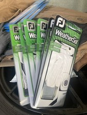 FootJoy Women’s WeatherSof Golf Glove Left&Right Hand Medium White Black NWT Lot