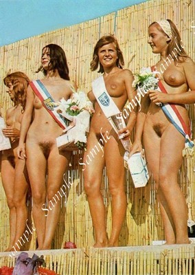Classic Vintage Nude Beauty Contest Girls Photo V2W3V5DD3
