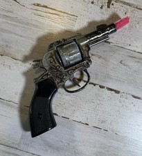 Vintage 1960s SUPER 8 Detective Snub Nose Magnum Revolver Cap Gun Toy Made In GB