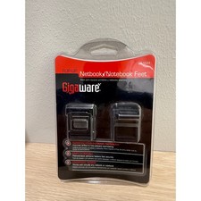 Gigaware Flip-Up Netbook Notebook Feet Laptop Riser Adhesive Black 26-1534 NEW