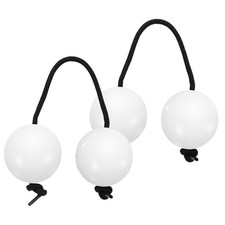 2Pcs Kashaka Shaker Instrument for Parties Performances, White