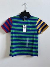 Polo Ralph Lauren Big Boys Striped Cotton Jersey Tee Multi S 8