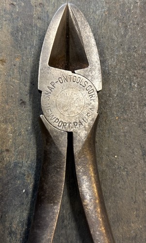Vintage Snap-On Tools No. 87 Diagonal Side Wire Cutters Pliers 7” Long USA - Picture 2 of 6