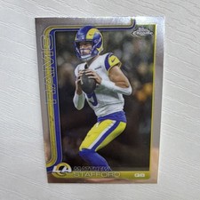 2025 Topps Chrome Matthew Stafford Los Angeles Rams Base Set Card #169