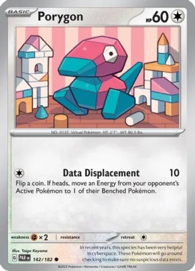 Porygon - 142/182 - Common - Near Mint