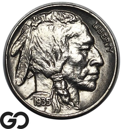 1935 Buffalo Nickel Gem BU++