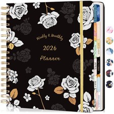 CAGIE 2026 Planner Weekly and Monthly Dec 2025  Dec 2026 Hardcover Planner