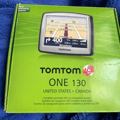 NOB TomTom ONE 130 S Car GPS Navigator Package Set 130s USA/Canada Maps BLACK