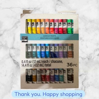 36ct Acrylic Paint Value Pack by Artist's Loft Necessities New SHIPPING