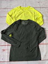 NWOT 2-Piece Lot of FIGS Salta Seamless Long-Sleeve Underscrub Tops - XL