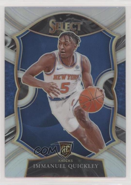 2020-21 Panini Select Concourse Silver Prizm Immanuel Quickley #85 02ez