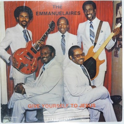 THE EMMANUELAIRES RUFUS GARRETT Give Yourself To Jesus BOUNTY B-8201 VG 1982 LP