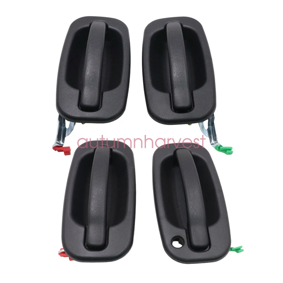 Juego de manijas de puerta delanteras y traseras para Chevrolet Silverado/Avalanche 1500 00-06 Foto 3 de 4