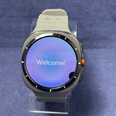 *AS-IS* Samsung Galaxy Watch Ultra 2024 Titanium Silver 47mm GPS LTE (LCD SPOT)