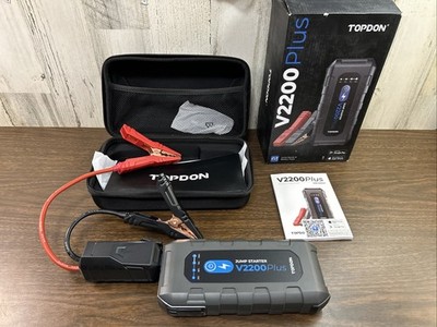 2-in-1 2200 Peak Amp Jump Starter & Battery/System Tester TOP-V2200PLUS