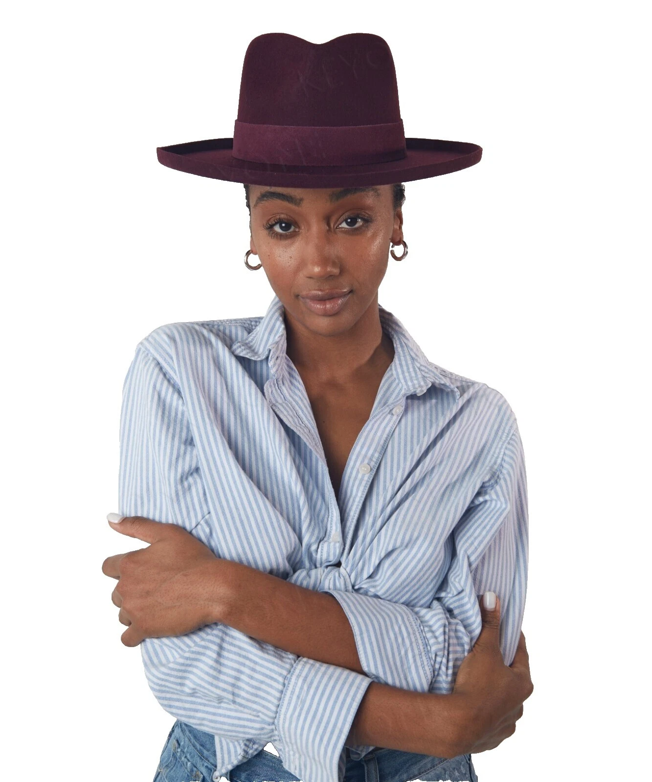 Sombreros de Panamá 100% Gorro de lana para Mujeres