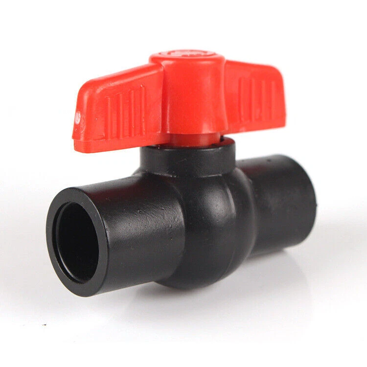 Kugelhahn PVC Absperrhahn Absperrventil Klebemuffe Beidseitig 20/25/32 mm - Bild 2 von 4