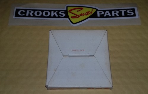 NOS 12140-41791 1977 RM370 B +.75mm Genuine Suzuki Piston Ring Set - Picture 8 of 8