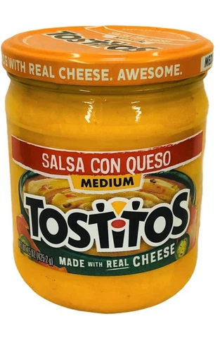 Tostitos Dip Medium Salsa Con Queso 15 oz 425.2g