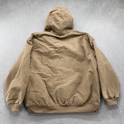 Vintage Carhartt Insulated J130 FRB Dekalb Seed Jacket Brown Men's